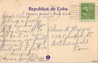 PLAYA DE MARIANAO HABANA HAVANA CUBA 1949  