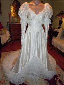   Wedding Gown Bridallure of Alfred Angelo Victorian Style Dress 6