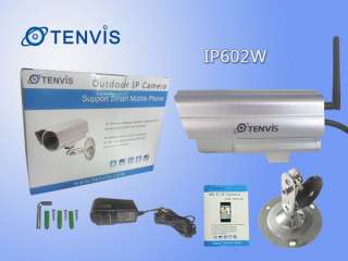 TENVIS WiFi Wireless IP Network Camera outdoor waterproof iPhone view 