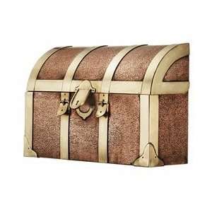 Good Directions 255 Wall Mount Steamer Trunk Mailbox   Polished Copper