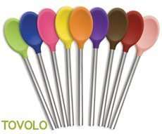 Tovolo Silicone/Stainless Steel Mixing Spoon NEW 874376000274  