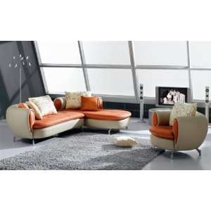  Italian Leather Sectional Sofa Set   Ceres Leather Sectional 