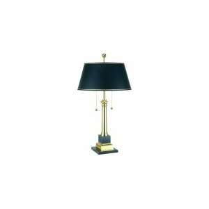 com Lite Source LS 3441SB Select 2 Light Table/Desk Lamp, Solid Brass 