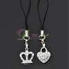   Crystal Charm Mobile Phone Chain Key Pendant for Cell Phone  
