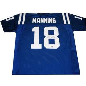 Peyton Manning Indianapolis Colts Autographed Blue Jersey  