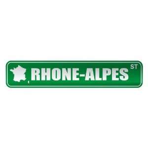  RHONE ALPES ST  STREET SIGN CITY FRANCE