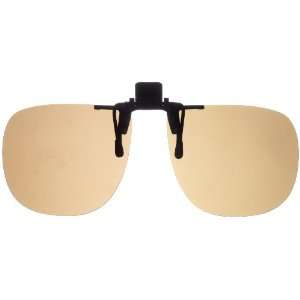   Eyewear 8FCO Clip On Original Black Square Frame Polarized Sunglasses
