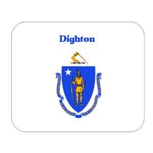   US State Flag   Dighton, Massachusetts (MA) Mouse Pad 