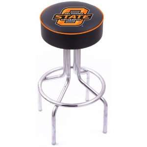  Oklahoma State University Steel Stool with 4 Logo Seat 