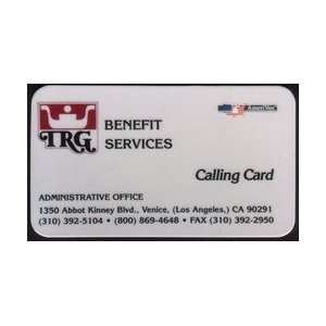   10./$100. TRG Benefit Services Administrative Office Venice CA (BC