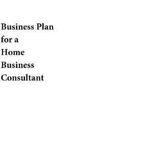   Home Business Consultant, Volume 1   Home Business Consultant Business