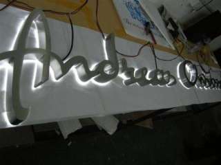   satin stainless steel channel letters SIGNS sign letters  