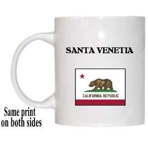   US State Flag   SANTA VENETIA, California (CA) Mug 