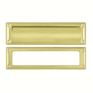   MS211 US3 Polished Brass Solid Brass Mail Slot