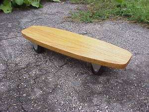 1960s Vintage Hand or Home Made Wood Skateboard  