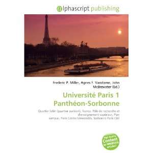  Université Paris 1 Panthéon Sorbonne (French Edition 