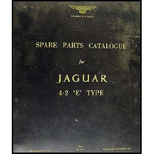  1965 1968 Jaguar XKE Parts Book Original Jaguar Books