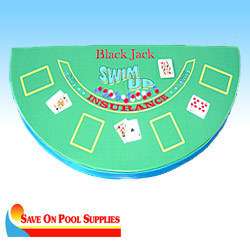 Swim Up Floating Swimming Pool Blackjack Table Game  