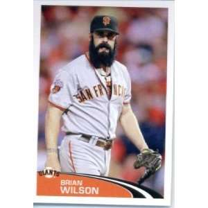   Sticker #298 Brian Wilson San Francisco Giants Sports Collectibles