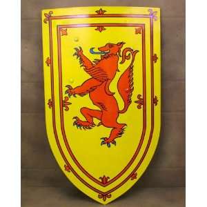  Heraldic Battle Shield The Scottish Red Lion Everything 