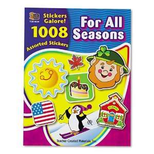  Teacher Created Resources Sticker Book, For All Seasons 
