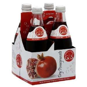 Gus Soda, Soda Pomegranate 4Pk, 48 FO Grocery & Gourmet Food