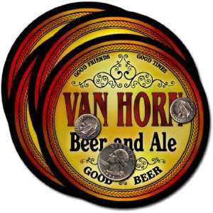  Van Horn, TX Beer & Ale Coasters   4pk 