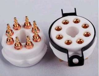 Valab 8 pin 8P Gold Plated Teflon Tube Socket x2  