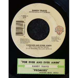  For Ever & Ever Amen / Promises Randy Travis Music