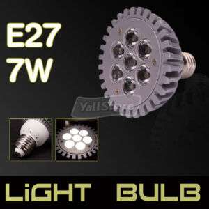 E27 PAR30 7W High power LED White Light Lamp Bulb  