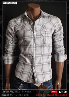 DOUBLJU Mens Casual Best Dress Shirts Collection  