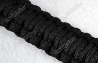 Most Fashion Paracord Cord Bracelets Whistle Buckle Survival Camping 8 