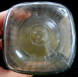 vintage LARKIN PEANUT BUTTER JAR w/LABEL embos glass~#2  