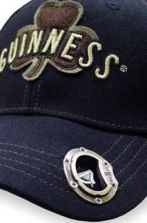 Guinness Shamrock Beer Bottle Opener Baseball Hat Cap  