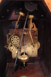 Antique Gustav Becker Mantel Clock Art Deco   Chimes   Germany 1910 