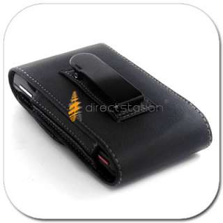 LEATHER CASE COVER POUCH W Belt CLIP Sprint HTC EVO 3D  