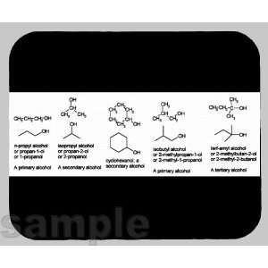  Alcohol Molecules Mouse Pad 