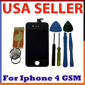   LCD Touch Screen Digitizer Glass Assembly OEM for iPhone 4G AT&T GSM