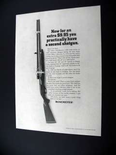 Winchester 1200 & 1400 Shotgun 2nd Barrel Offer 1967 Ad  