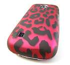 HOT PINK LEOPARD HARD SHELL SNAP ON CASE COVER LG COSMOS TOUCH PHONE 