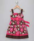 NWT * BABY LULU * Utopia Pink Floral Dress ~ Choice of Size 2T, 3T, 4T 