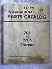 1963 ih international farmall 706 2706 tractor parts catalog returns