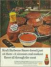 kraft barbecue sauce 1966 print ad magazine advertisement grilling bbq
