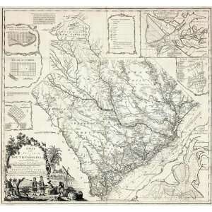  A Map of the Province of South Carolina, 1773 Arts 