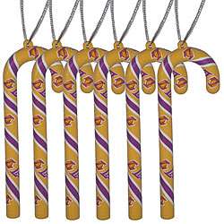Los Angeles Lakers Candy Cane Ornament Set  