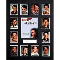 Selects Mat School Days Black 11x14 Photo Page  