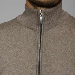 Toscano Mens Merino Wool Full zip Vest  