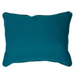 Canvas Teal Corded Outdoor Pillows in Sunbrella Fabric (Set of 2 