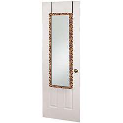 Over the Door Leopard Jewelry Mirror  