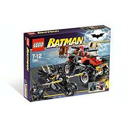Lego Batman Batcycle and Harley Quinn Minifigures  